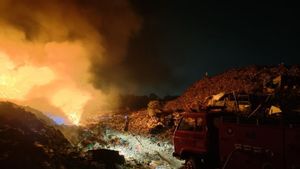 Marak TPA Kebakaran di Musim Kemarau 2023, Petang Ini Melanda TPA Bakung Lampung