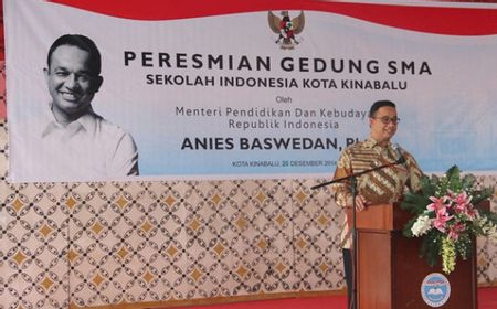 Anies Baswedan Resmikan Sekolah Indonesia di Kinabalu Malaysia dalam Memori Hari Ini, 20 Desember 2014