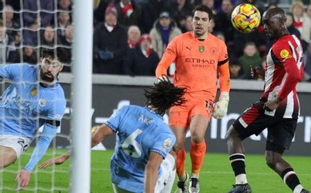 Man City Gagal Menang Lawan Brentford, Guardiola Tak Salahkan Kiper Stefan Ortega