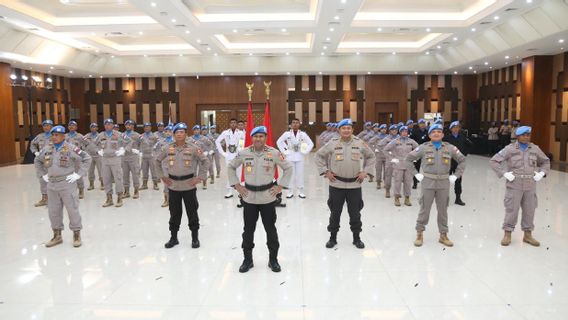 Kapolri Lepas 280 Satgas Garuda Bhayangkara ke Sudan dan Afrika Tengah