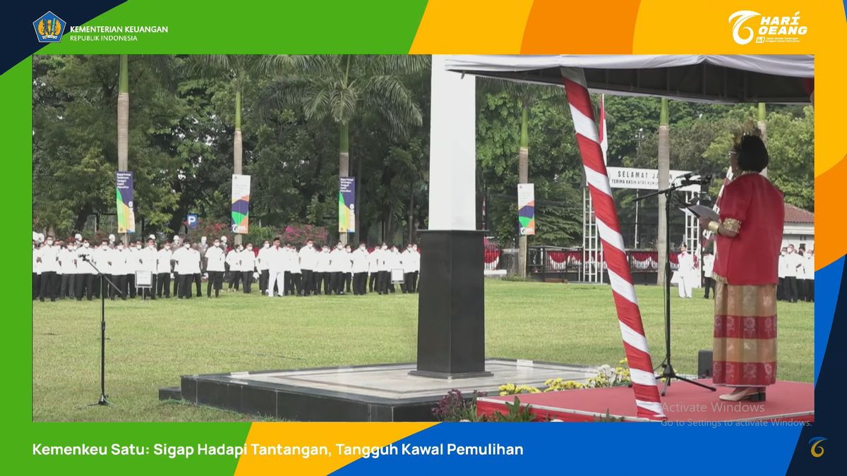 Peringatan HUT Ke-76 Kementerian Keuangan, Sri Mulyani: Sigap Hadapi Tantangan, Tangguh Kawal Pemulihan