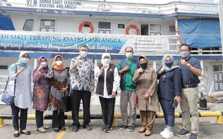 Gubernur Jatim Berangkatkan Pelayaran Rumah Sakit Terapung Unair ke Madura