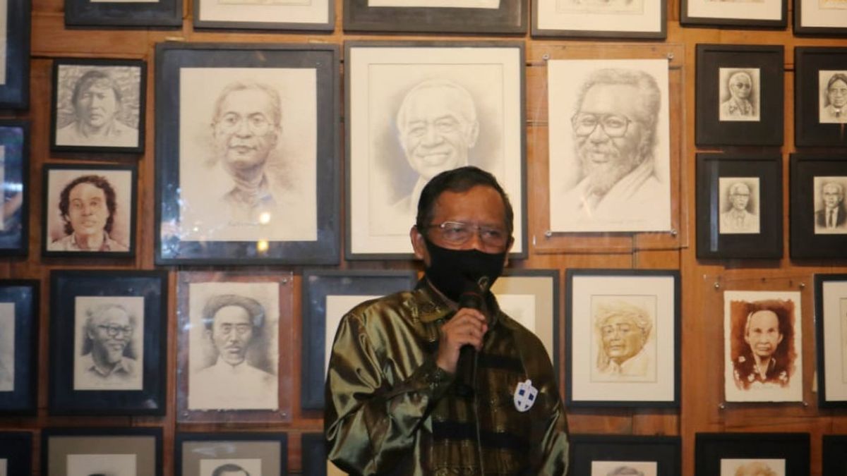 In Yogyakarta, Mahfud Asked Artists To Participate In The Health Protocol Campaign