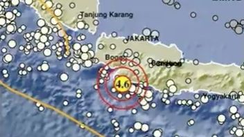 Gempa Sukabumi Magnitudo 4,6