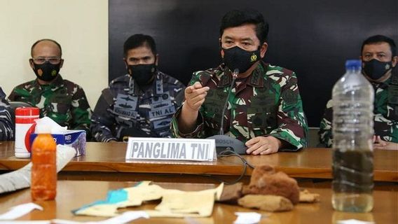 Janji Panglima TNI Lanjutkan Pencarian KRI Nanggala-402 yang Tenggelam