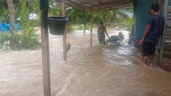 洪水で水没した東アチェの6つの村