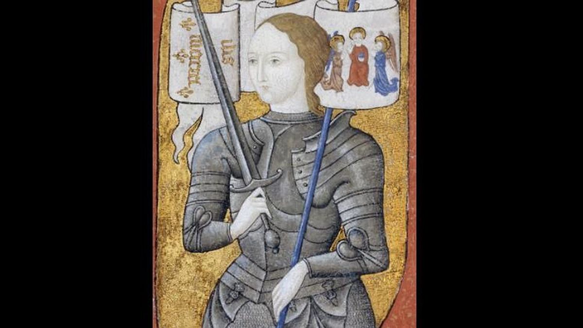 几十年珍妮·德·阿尔克带领法国军队摧毁英国的历史今天，1492年6月18日