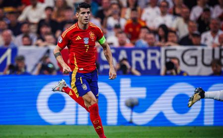 Insiden Memalukan, Morata 'Ditekel' Petugas Keamanan Saat Selebrasi Kemenangan Spanyol