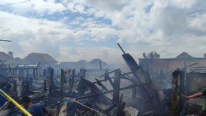28 Rumah Hangus Terbakar di Palembang, Dugaan Sementara Akibat Set Top Box TV