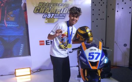 Tunggangi Yamaha YZF-R3, Aldi Satya Mahendra Juara Dunia Pertama dari Indonesia di World Supersport 300 