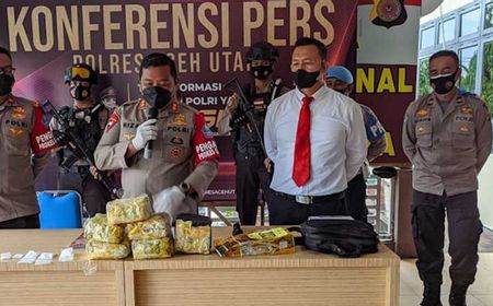 Tangkap Pengedar di Gubuk Pedalaman Aceh Utara, Polisi Sita 1 Karung Berisi Paket Sabu