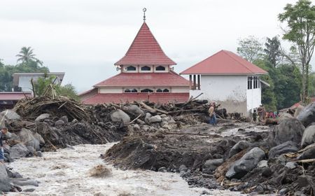 BNPB Ingatkan Ancaman 700 Ribu Meter Kubik Material Vulkanik Marapi