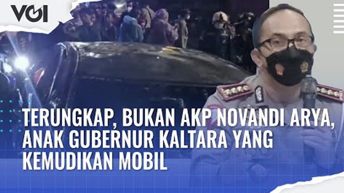 VIDEO: Revealed, Not Commissioner Adjutant Novandi Arya, Son Of The Governor Of North Kalimantan, Who Drives The Car