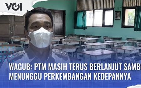 VIDEO: COVID-19 Kembali Hantui Pelajar, 90 Sekolah Tutup PTM, Begini Kata Wagub Ahmad Riza Patria