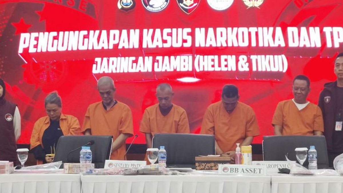 Polri Tangkap 3 Bersaudara Bandar Besar Narkoba Jambi