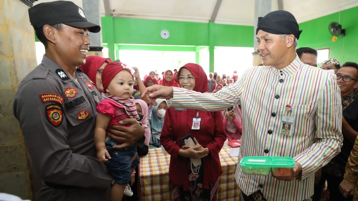 Ganjar Pranowo Tekankan Target Stunting Turun Jadi 14 Persen Harus Terwujud di Jawa Tengah
