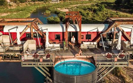 Didirikan di Atas Gerbong dan Rel Kereta, Hotel Ini Tawarkan Keindahan Taman Nasional Kruger