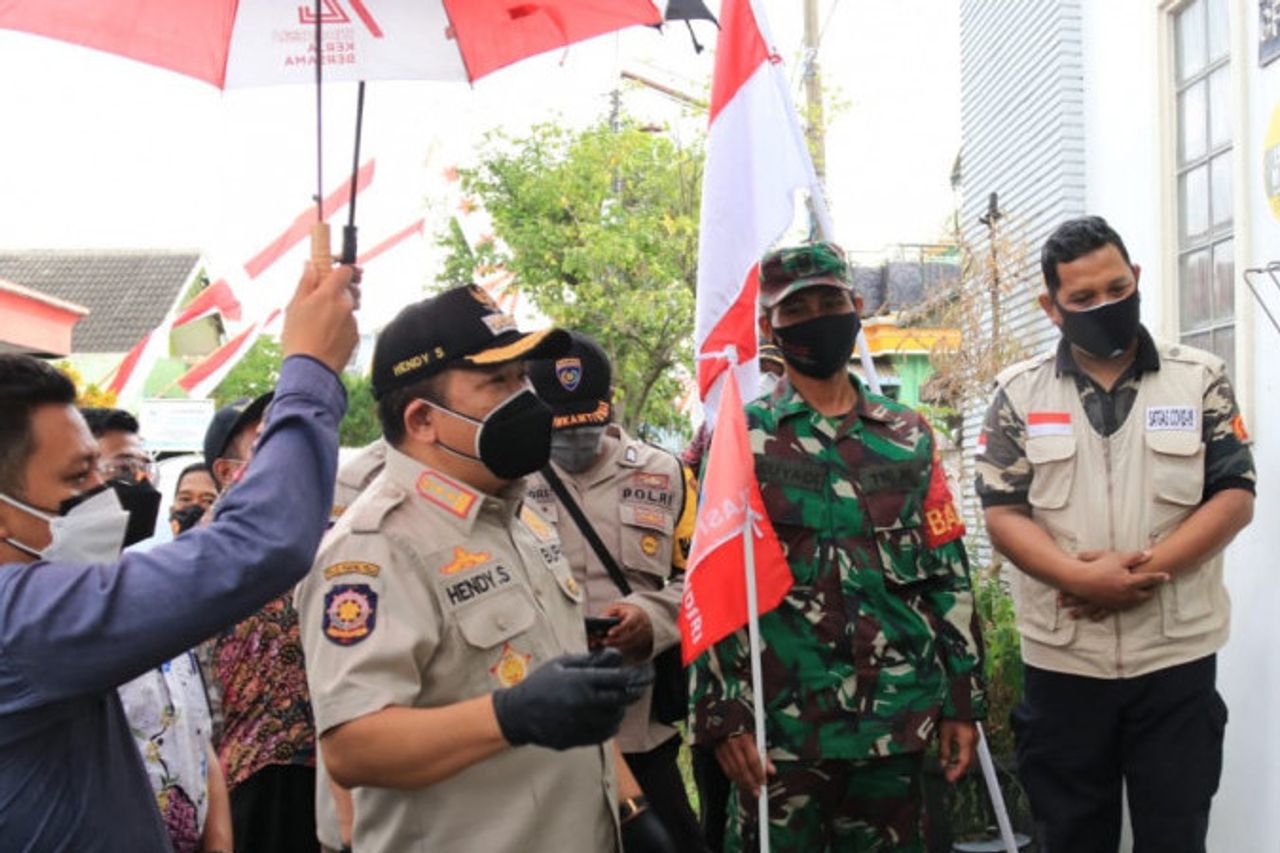 Not A Sticker, The Jember Regency Government Sets A Red Flag For Residents Of Independent Isolation
