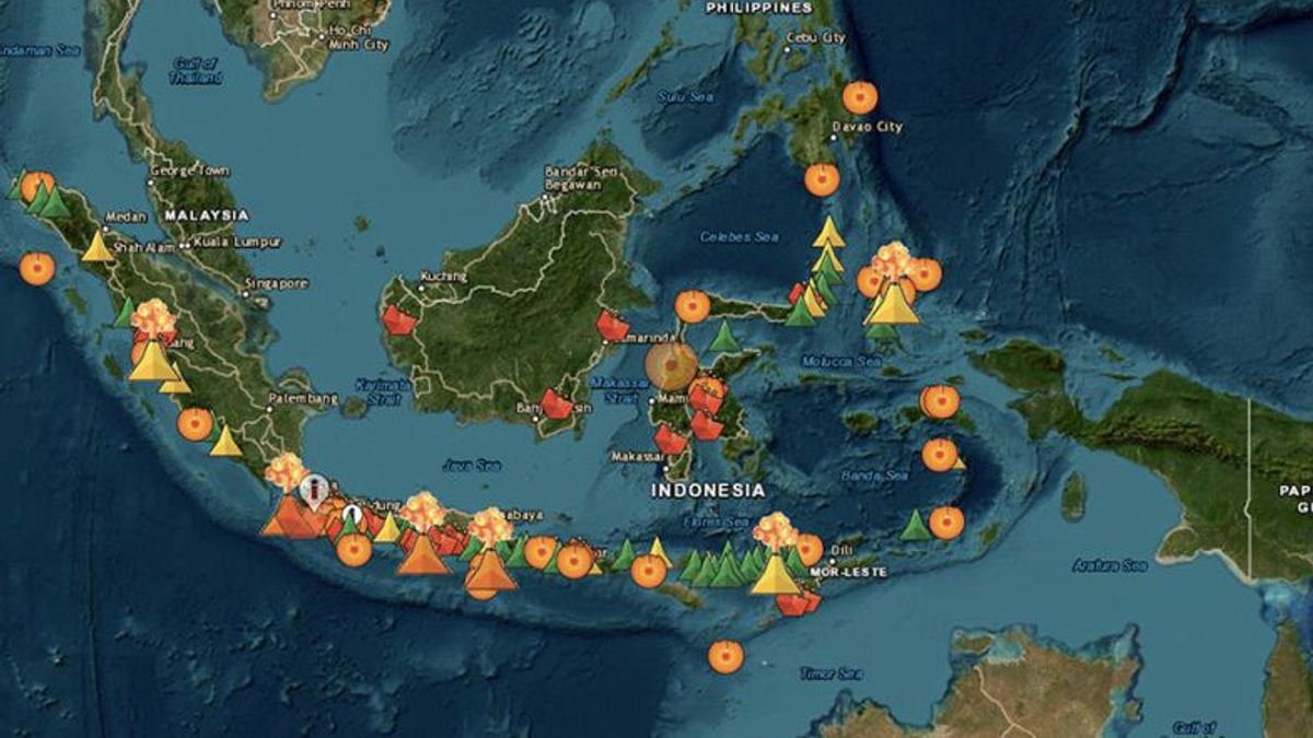 PVMBG Pantau 24 Jam Peningkatan Aktivitas Gunung Api di Indonesia