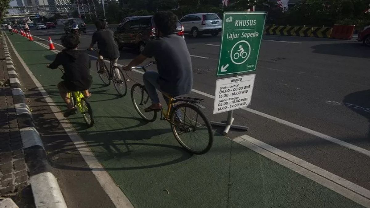 sera poursuivi devant les tribunaux pour des voies bicycletales, le gouvernement provincial DKI raison n’améliore que la qualité du service