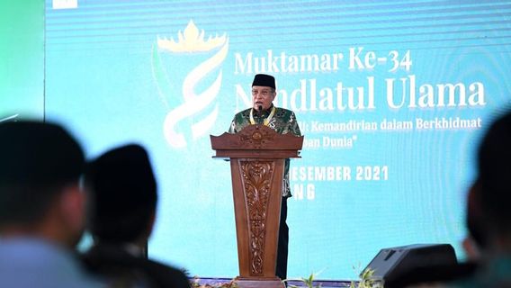 KH Said Aqil di Depan Peserta Muktamar: NU Dukung Pembubaran Ormas Pengusung Khilafah, 212 Adalah Gerakan Politik