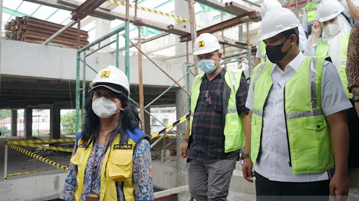 Kementerian PUPR Targetkan Pembangunan Pasar Aksara Medan Selesai Akhir Tahun