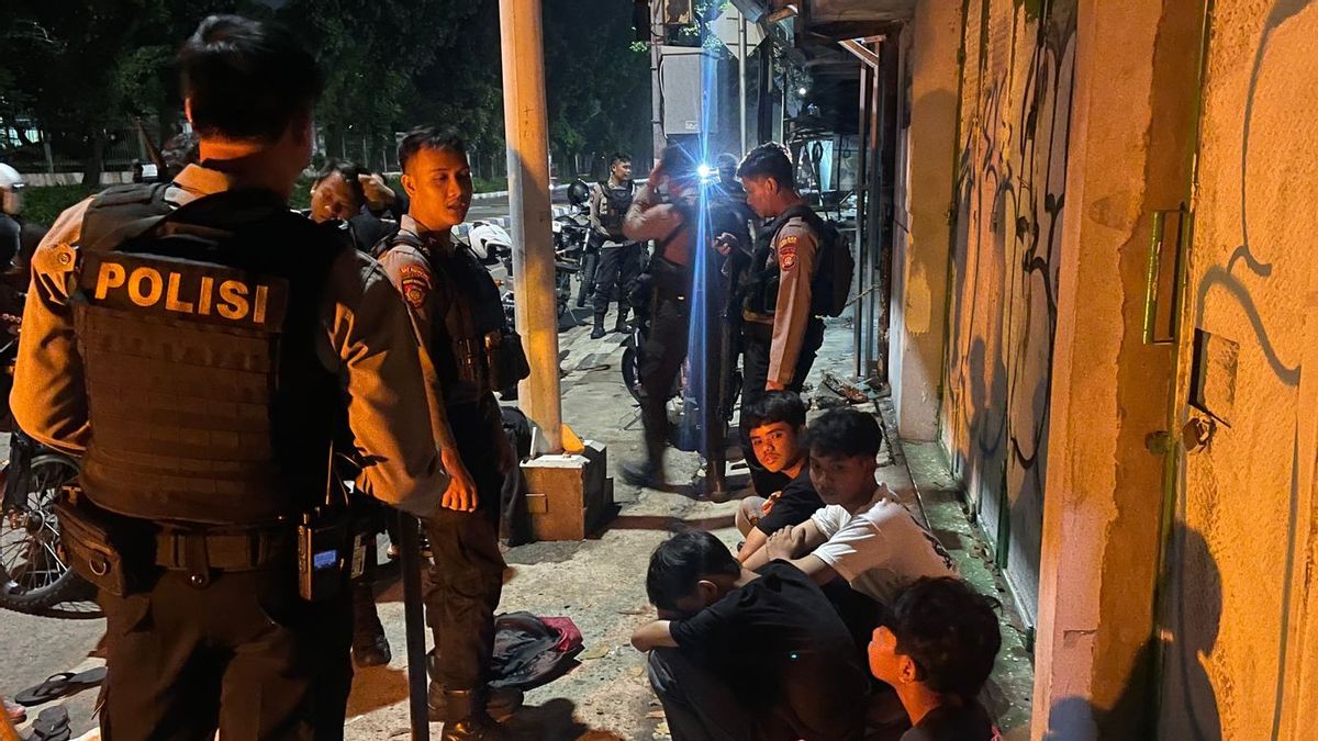 Intention Of Brawl, 9 Gangster Members Wijaya Kusuma In South Jakarta Arrested By Police