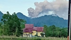 Warga Tobelo Utara Terpapar Abu Vulkanik Gunung Dokuno