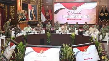 Menhan Bahas Program Pertahanan Bersama Para Purnawirawan TNI