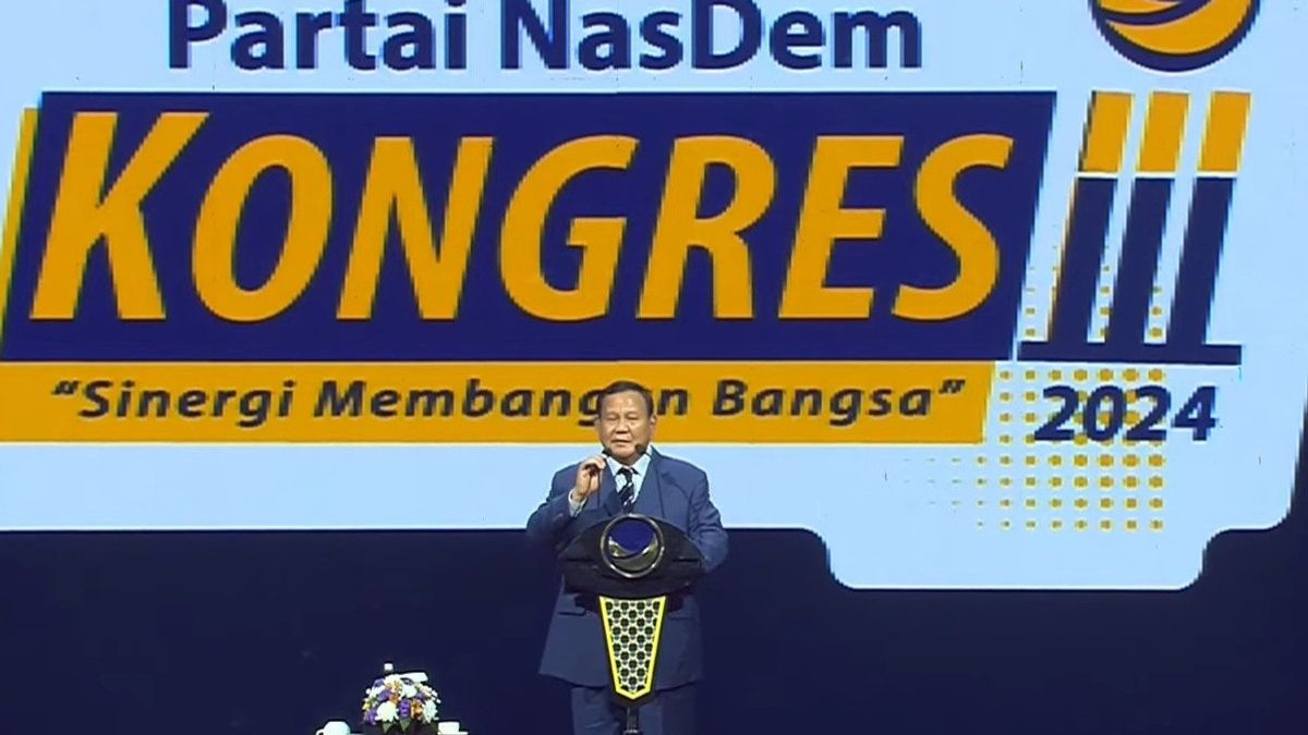 NasDem-PKS-PKB Close To The Government, Prabowo: Thank You For Joining, But Don't Go Again