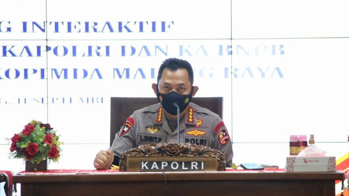 The National Police Chief Falls Directly In Malang Handling Arema Vs Persebaya's Business Cases
