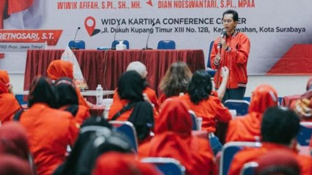 Siap Sosialisasi UU TPKS, Waket DPC PDIP Surabaya Singgung Kiprah Puan Maharani