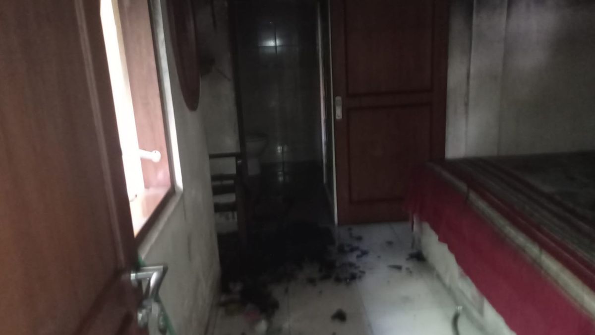 Fire in Suranadi Bali Hotel Room, Suspected Short Circuit TV Set Top Box