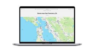 Apple マップ Web サイトがルック アラウンド 機能を追加