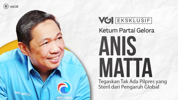 ビデオ: アニス・マッタ Gelora Party Exclusive の責任者、ナレーションが信者を生み、主食が物乞いを生む