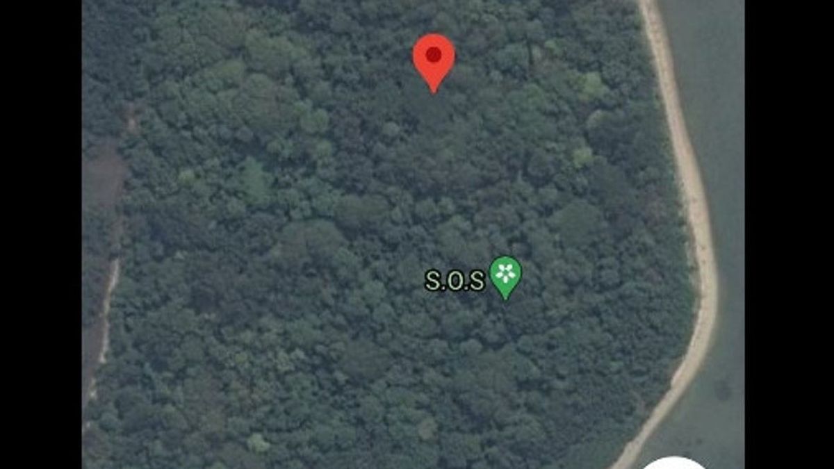 Checking The SOS Sign On Male Island, Basarnas Finds Nothing