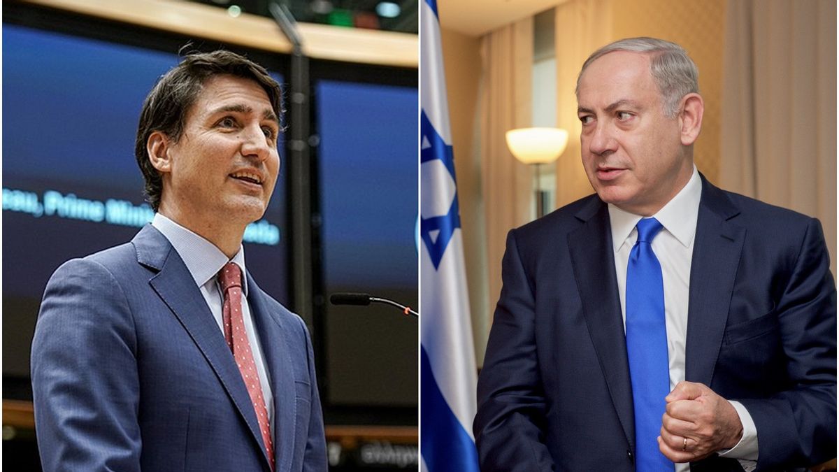 加拿大总理特鲁多(Trudeau)表示,以色列必须结束加沙婴儿谋杀,内塔尼亚胡:哈马斯负责