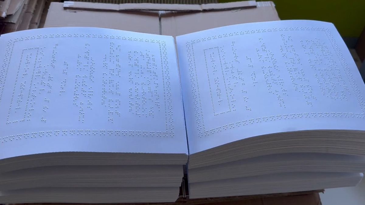 Ramadan Tahun Ini, Percetakan Al-Quran Braille di Serpong Tangsel Mengaku Kebanjiran Pesanan