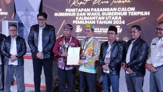 Zainal-Ingkong Ala Ditetapkan KPU sebagai Gubernur dan Wakil Gubernur Kaltara Terpilih