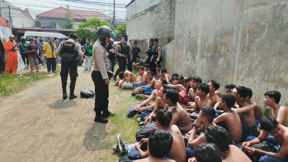 36 Junior High School Students From 2 Schools In East Jakarta Arrested When They Were About To Brawl, Police: Only Recorded, No Criminal Elements