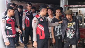 ボゴール警察とTNIの共同襲撃、脆弱な地域の40人の暴漢を確保
