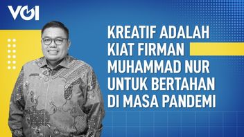 VIDEO: Creativity Is Muhammad Nur's Word To Survive In The Pandemic Masa