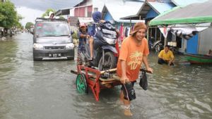  Sejumlah Rumah Terendam Banjir akibat Curah Hujan Tinggi di Banjar