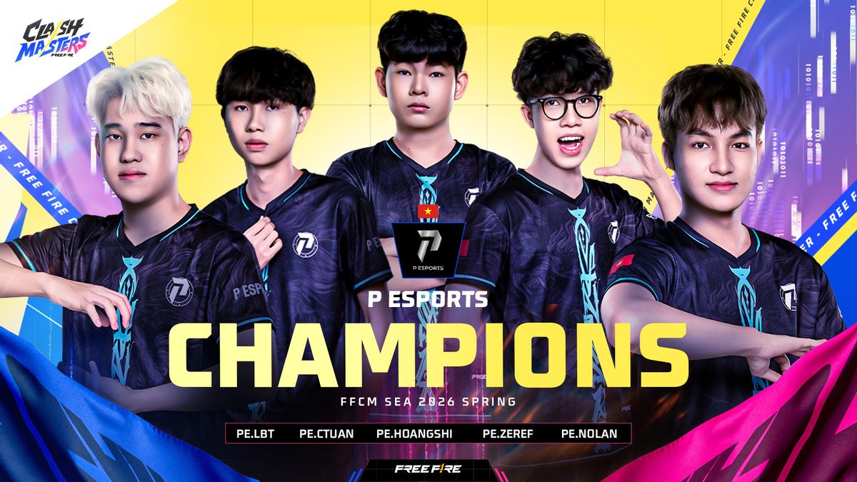 الفائز ببطولة FFCM SEA 2026 الربيع من فريق P Esports الفيتنامي، خروج نائب إندونيسيا