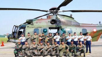 TNI AU Kirim Helikopter Caracal untuk evakuasi korban bencana Filipina