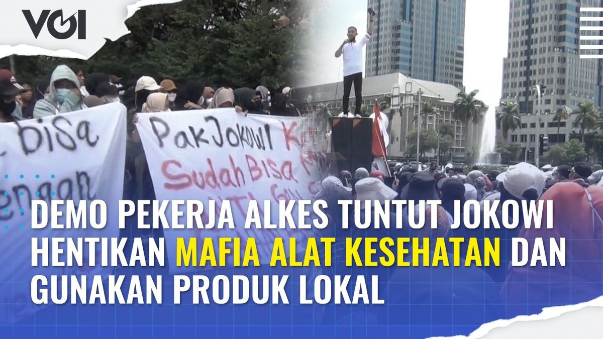 VIDEO: Medical Devices Workers Held Demonstration, Demanded Jokowi To Eradicate Medical Device Mafia For Local Products