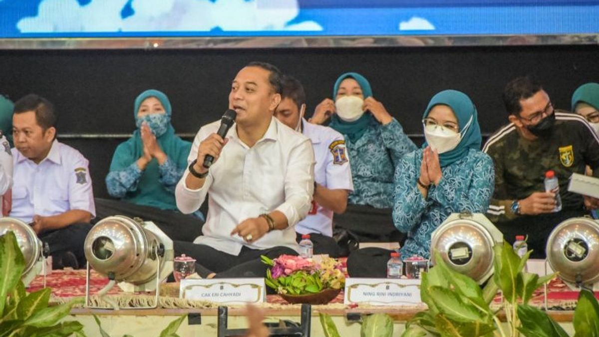 Walkot Eri Cahyadi Gerakkan Kader Surabaya Hebat Pasok Info Kondisi Warga dan Kebutuhannya ke Pemkot