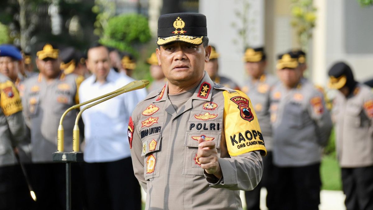 أعطى قائد شرطة جاوة الوسطى "تنبيها" للناس الذين لا يستخدمون برونج كنابوت خلال الحملات السياسية