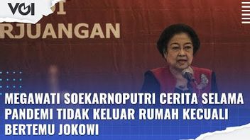 视频：Megawati Soekarnoputri在大流行期间的故事没有离开家，除非她遇到Jokowi