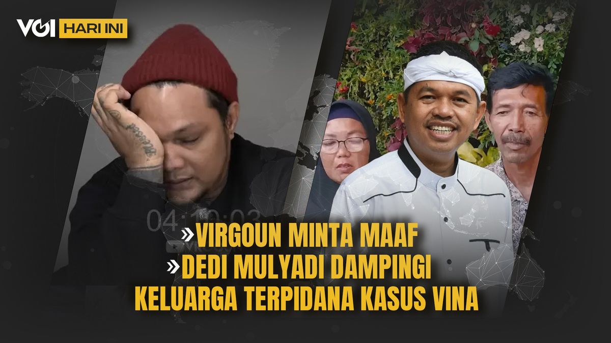 VOI Today Video:Virgoun使用毒品和Vina Cirebon案件的动机,Dedi Mulyadi来到警察总部